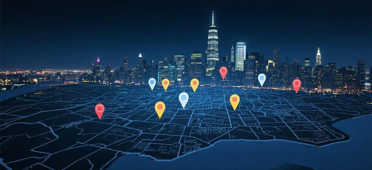 PA在线地图示意